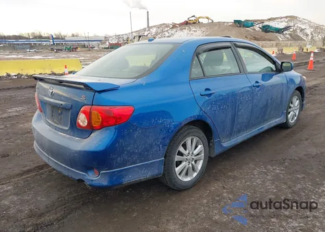 2010 Toyota Corolla S z USA, uszkodzony, nr VIN 2T1BU4EE5AC478379
